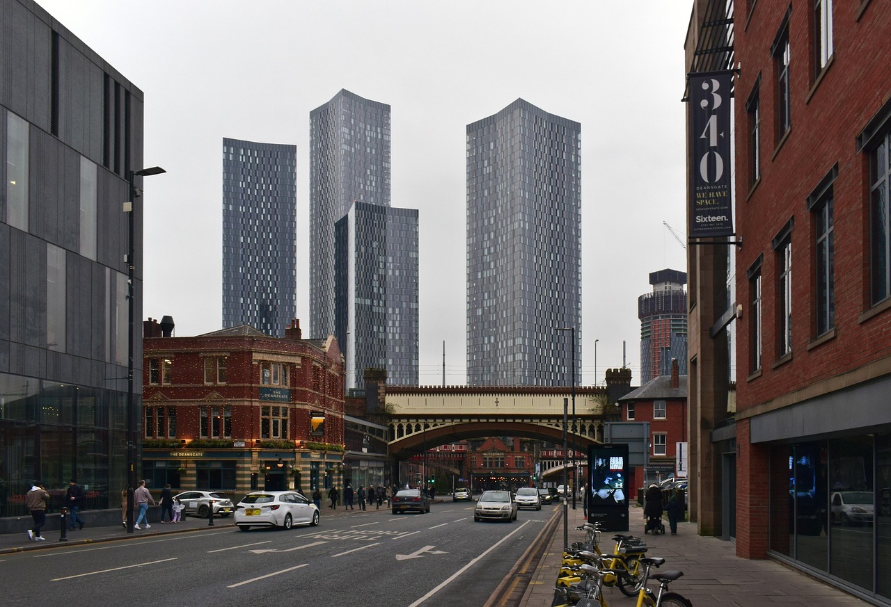 Manchester city centre, showcasing corporate event venues and meeting spaces for business events in Manchester.