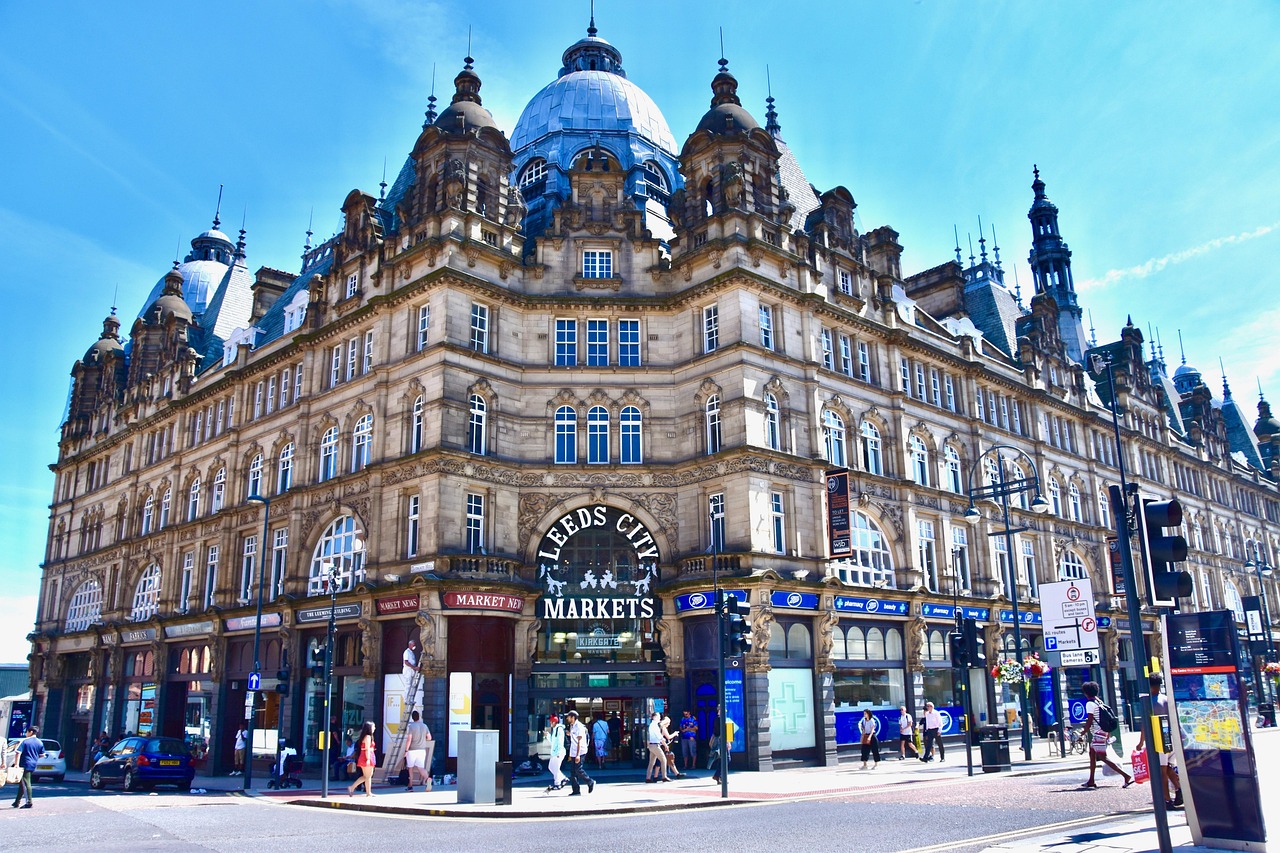 Leeds cityscape highlighting corporate event venues, meeting spaces and conference venues.